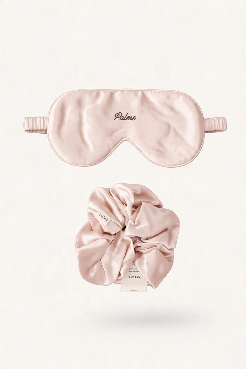 Silk Sleep Mask & Scrunchie Set