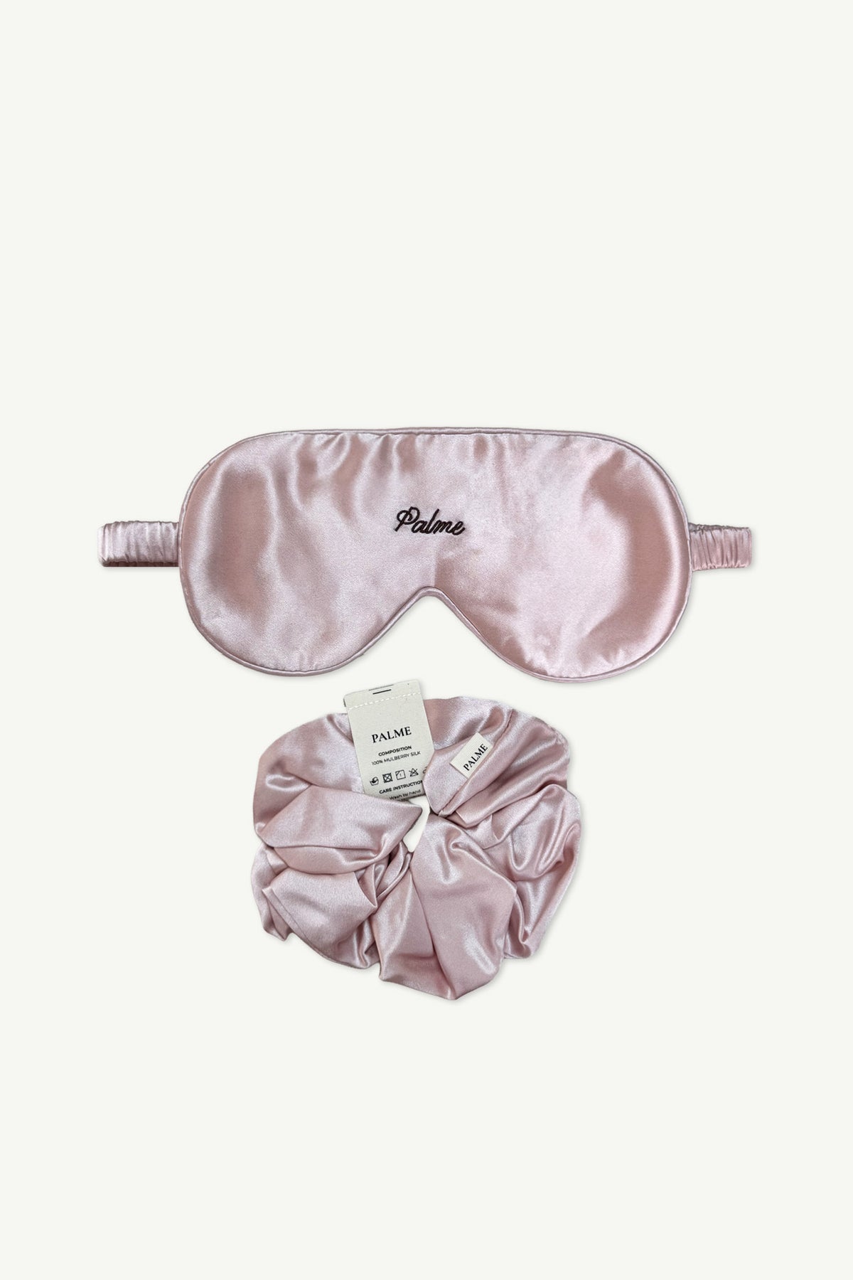 Silk Accessories Set, Dusty Pink